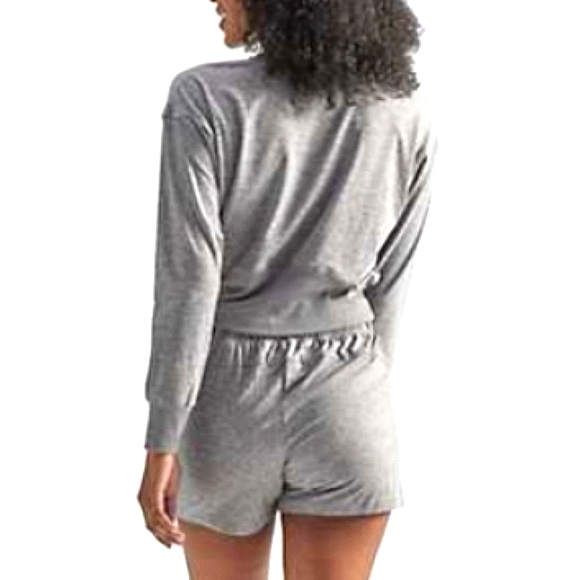 FREELY | Women's heathered-gray Jayde long-sleeve light-weight sweater. NWT - Picture 2 of 8